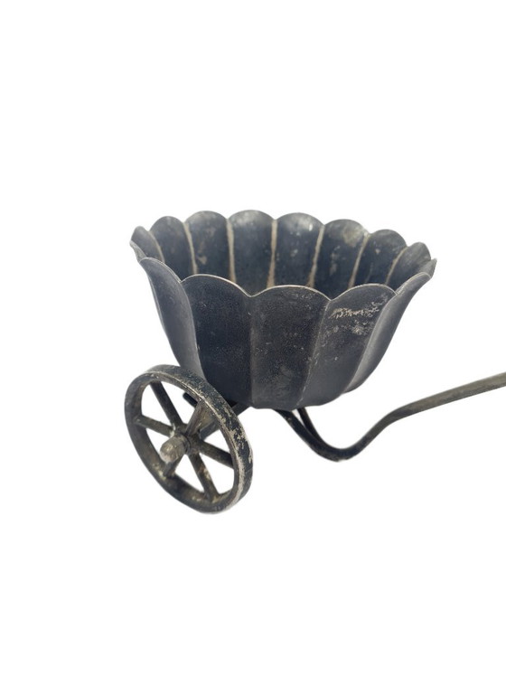 Zuccheriera stile Art Nouveau, Svezia, anni '50, Ciotole, Metallo, Nero (foto 3 di 12)
