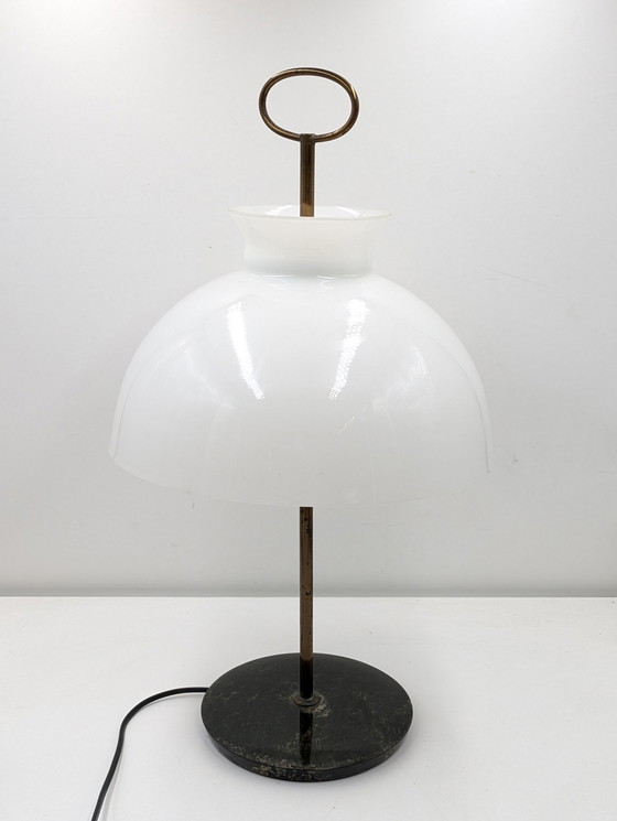 Image 1 of Azucena - Ignazio Gardella - Tafellamp - Arenzano - Messing, Glas