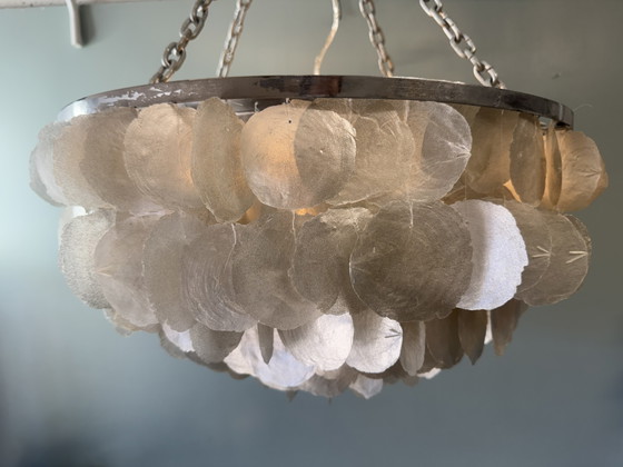 Unieke hanglamp met schelpen, sfeervolle verlichting – Kroonluchters, Metal, Other (photo 13 of 13)
