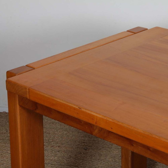Image 1 of Table de Repas en Orme Massif pour Maison Regain, 1980
