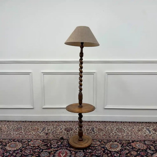 Lampadaire ancien anglais Barley Twist