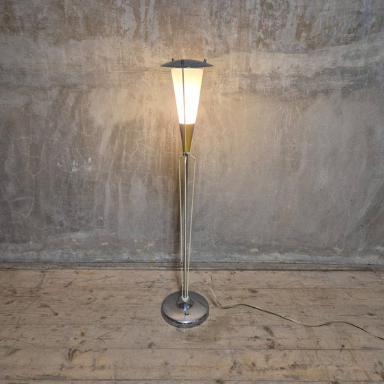 Image 1 of Mid-Century Floor Lamp, in the Style of Stilnovo, 1960s