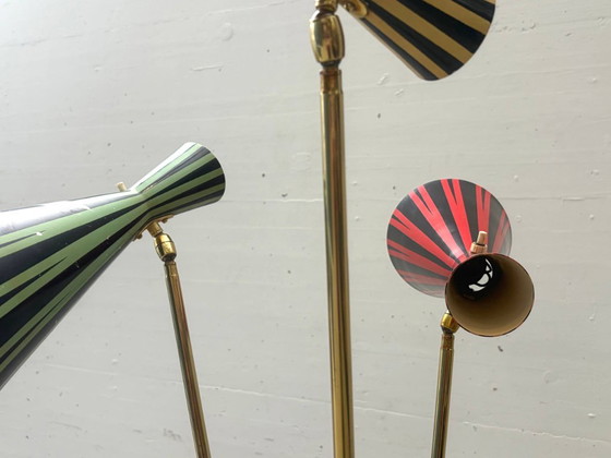 Rara lampada da terra di metà secolo prodotta da Lumenform, anni '60. – Lampade da terra, Metal (photo 10 of 15)