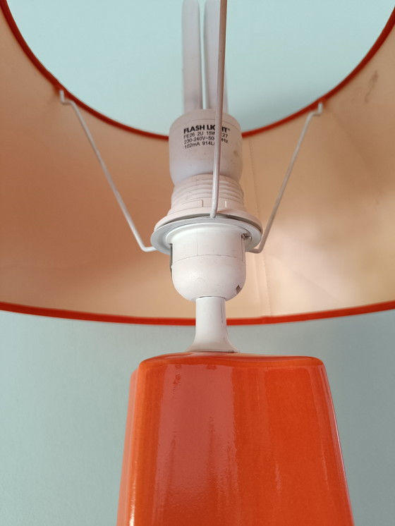 Image 1 of Design table lamp, orange