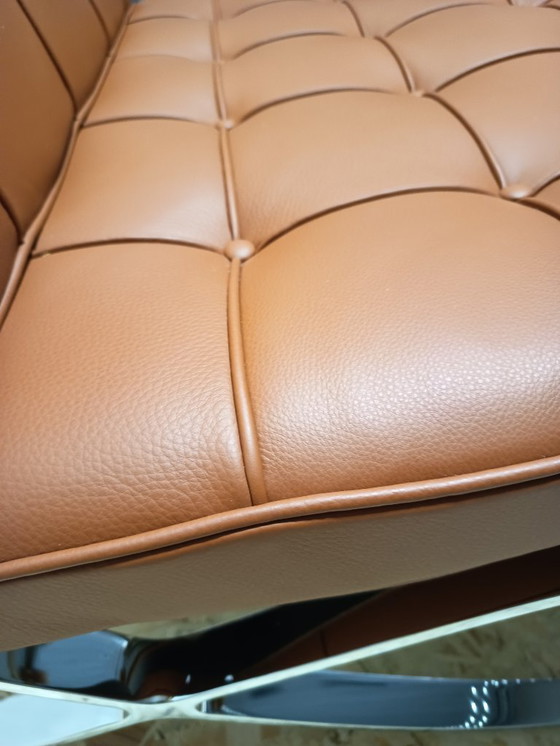 Image 1 of Sillones KNOLL Studio Barcelona (NUEVA Serie 2026) en piel natural (color coñac)