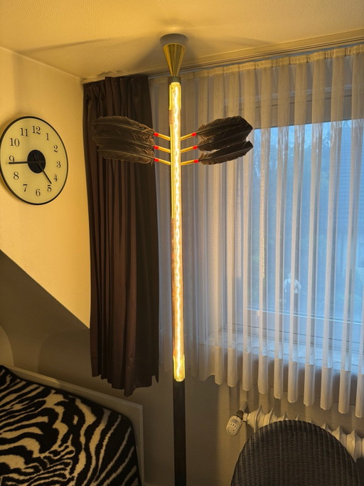 Rare Postmodern „Mithra“ Floor light – H. G. Schroll & S. Homeier, 1980s