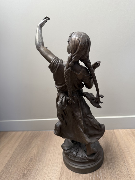 Image 1 of Zamac sculpture by the French sculptor Hyppolyte François Moreau.