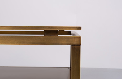 Salontafel van Gerookt Glas in Maison Jansen-stijl