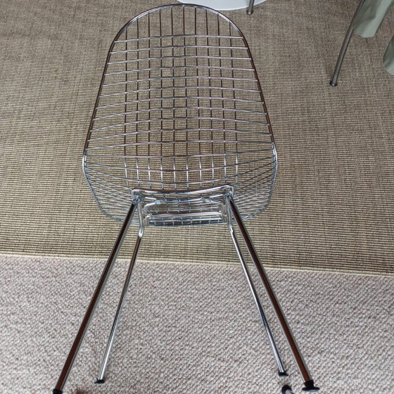 Image 1 of Sedia Vitra - Sedia in filo metallico Sedia DKX cromata (2 pezzi)