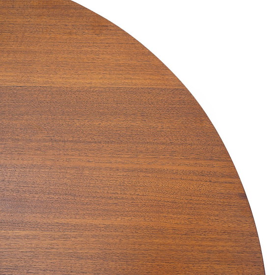 Image 1 of Tavolo con piano rotondo e gamba centrale, anni '50