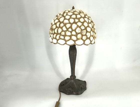 Image 1 of Vintage sea shell table lamp, 1970s 
