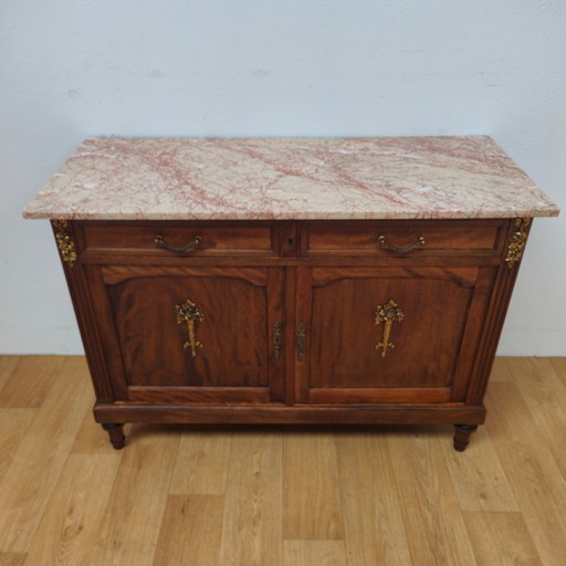 Credenza, cassettiera, comò e mobile da bagno vintage e antichi con piano in marmo.