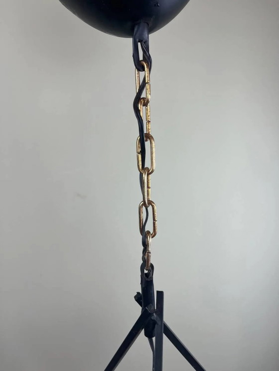 Lampada a sospensione Art Déco – Lampade a sospensione, Metal, Glass, Art Deco (photo 10 of 13)