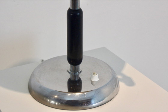 Adjustable Modernist desk lamp by Maison Desny Paris, Wood (photo 7 of 11)