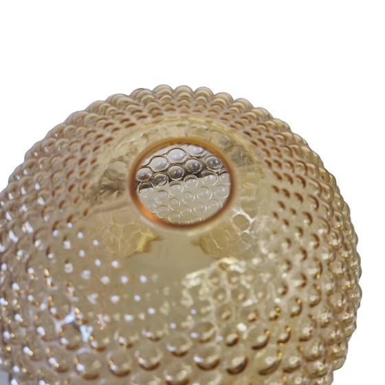 Image 1 of Paralume a bolle d'aria giallo vintage