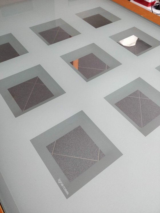 Image 1 of Table de salle à manger extensible en verre Ligne Roset