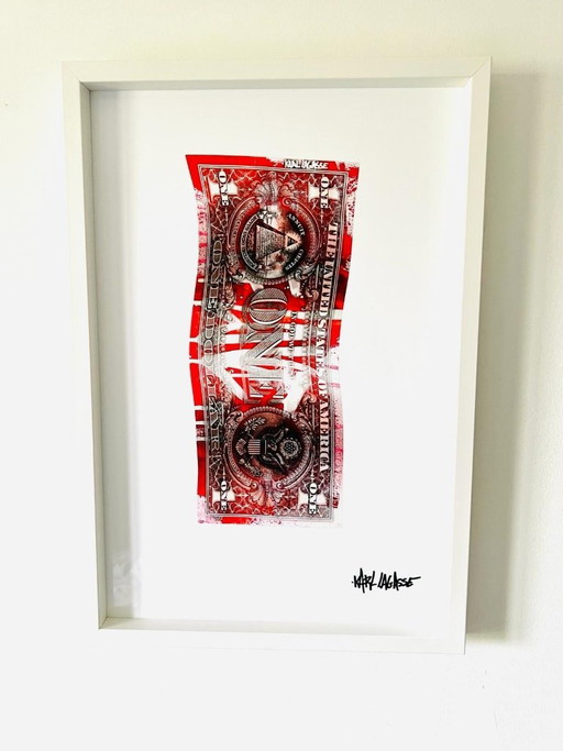 Karl LAGASSE - New Art Dollar 38 - Artist's Silkscreen Print – lithos zeefdrukken, Plexiglass (photo 2 of 10)
