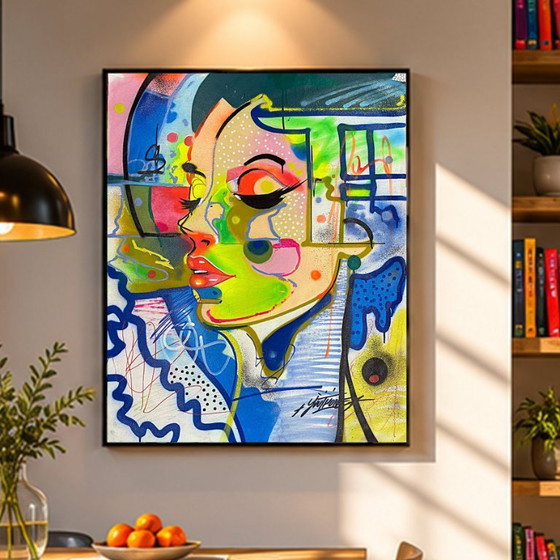 YOUTHONE - Neon Identity - Artist Canvas – Paintings & Drawings (photo 3 of 17)