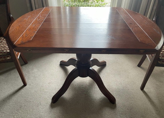 Image 1 of Bannink Jugendstil Eetkamer Tafel Hangoren