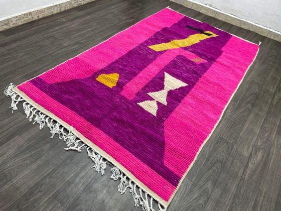 Tapis en laine pure fait main traditionnelle taille 2/3 m – Wool (photo 3 of 9)