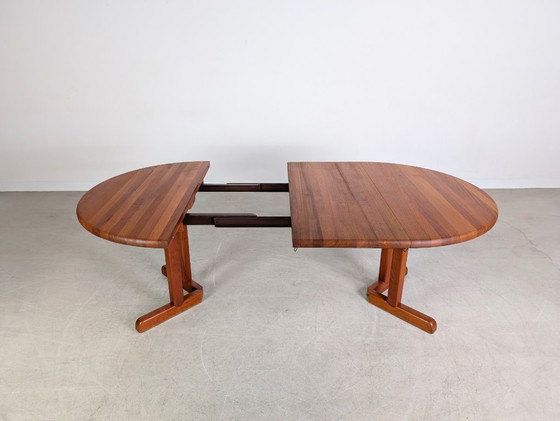 Image 1 of Mesa de comedor original de mediados de siglo Rosengaarden de teca, 1960, extensible
