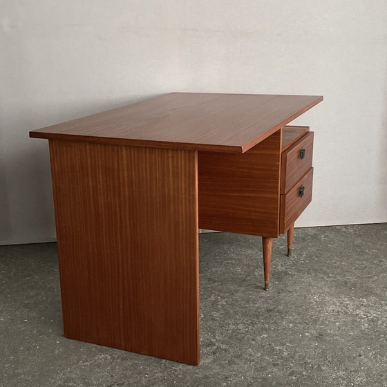 Image 1 of Mahogany Desk, 1950, Restored