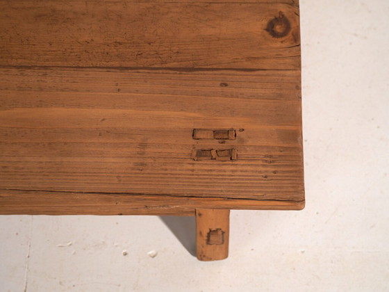 Tavolino basso antico in legno di pino – Cina, circa 1890 – Tavolini da caffè (photo 36 of 40)