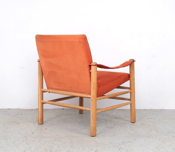 Image 1 of Safari-Stühle aus Eichenholz, Skipper Møbler 1980s