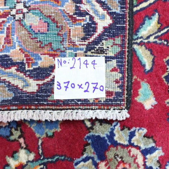 Image 1 of Hand-knotted Persian carpet Mashhad 370x270