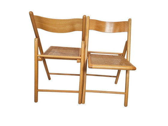 Image 1 of IKEA – Modell ENO – Klappstuhl (Set) 2 – Schweden – 90er Jahre