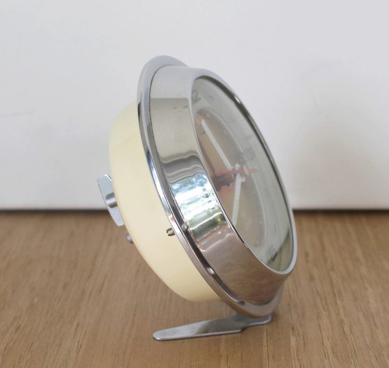 Sveglia "Diamond" – Anni '70, Design Retro Space Age! – Diamond Zuanshi, Orologi, Chrome (photo 3 of 10)