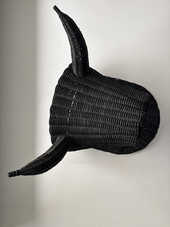 Tête de taureau en rotin – Objets déco, Rattan, Wood (photo 4 of 5)
