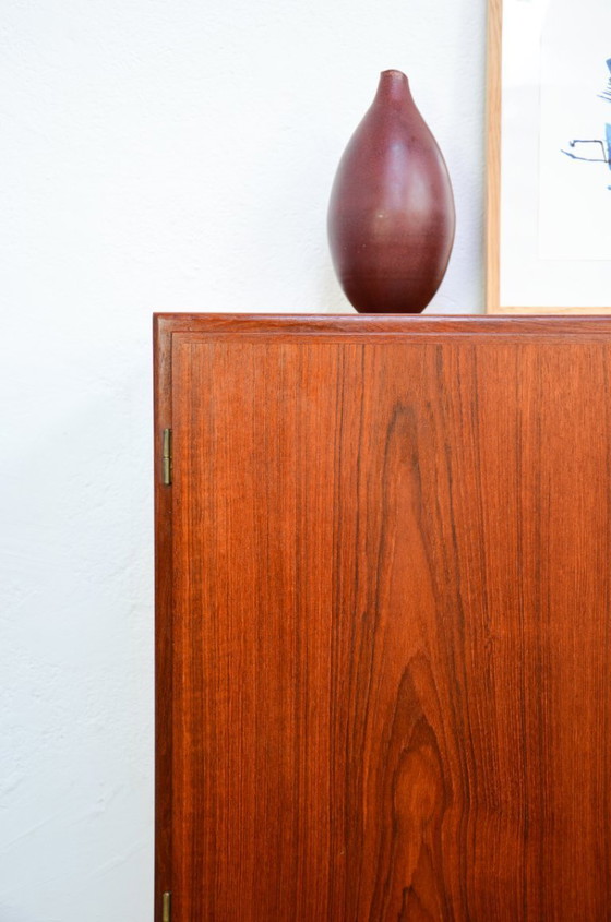 Image 1 of Børge Mogensen dressoir vintage teakhouten ladekast platenkast jaren 60