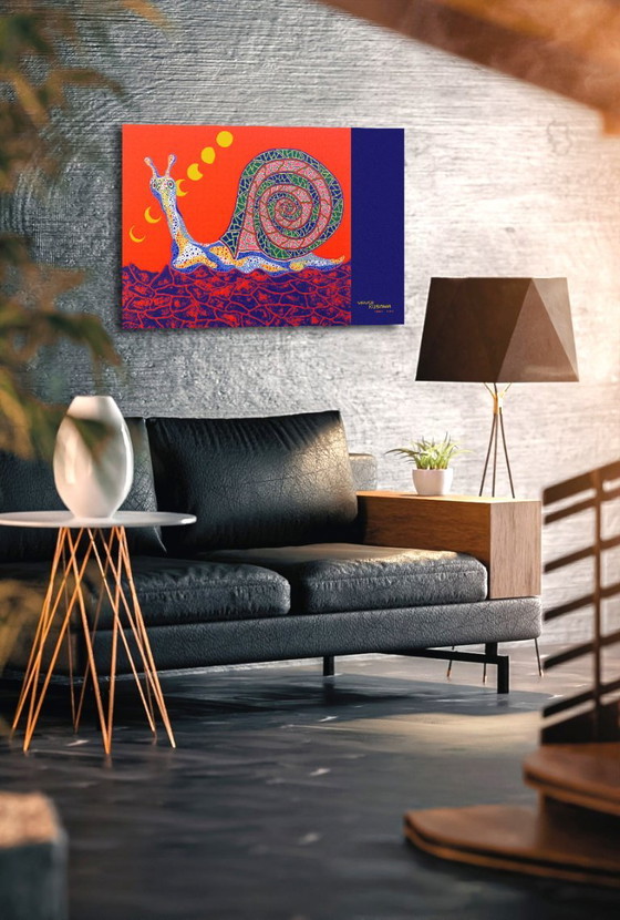 Snail - Yayoi Kusama - 1989 Poster 100 X 70 Cm Fine Art – Affiches, Paper (photo 4 of 6)