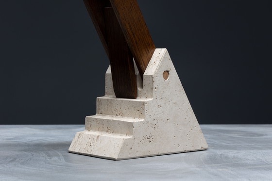 Image 1 of Mid Century Brutalistische tafellampen, Frankrijk, 1960