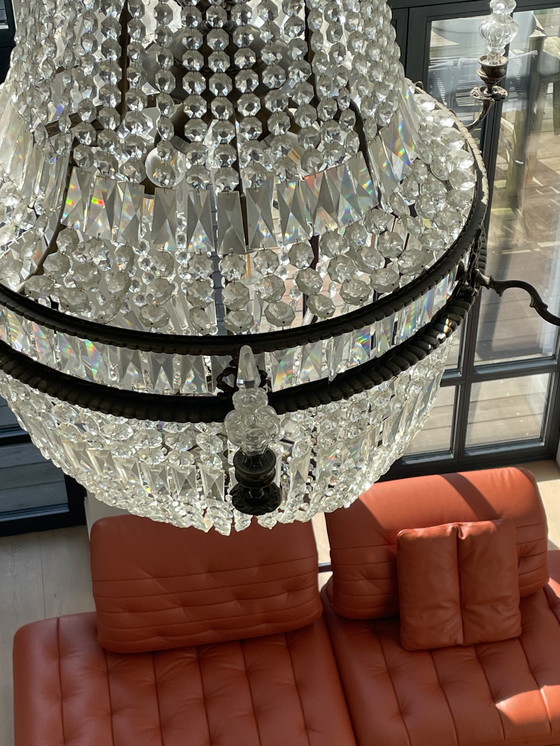 Image 1 of Lampadario a sacco di sacca di perle molto grande