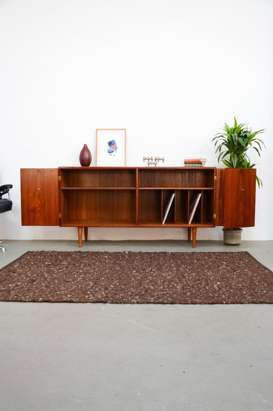 Image 1 of Børge Mogensen dressoir vintage teakhouten ladekast platenkast jaren 60