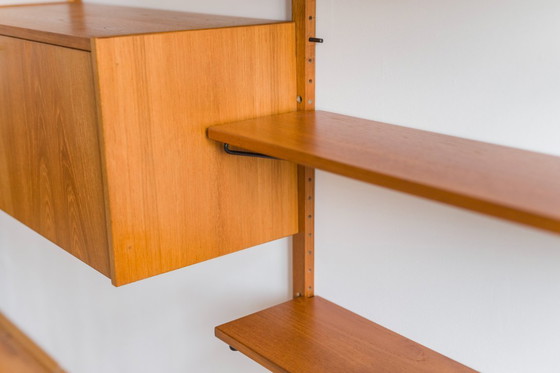 Image 1 of Mid Century Modernes Wandmöbel aus Teakholz, Kurt Østervig zugeschrieben, 1960