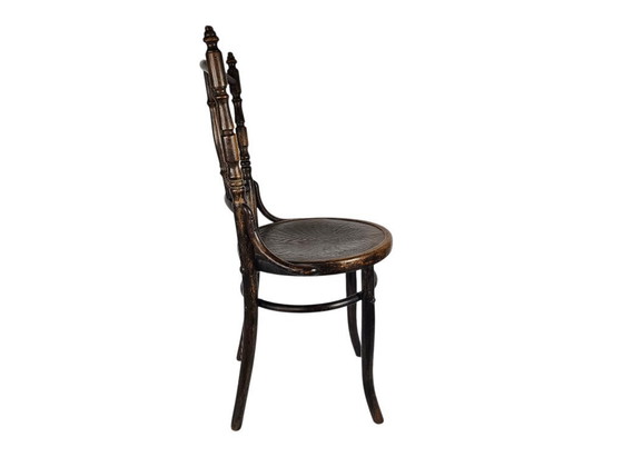 Image 1 of Mundus + J&J Kohn LTD - bistro chair -gebogen hout -  Polen - 1900