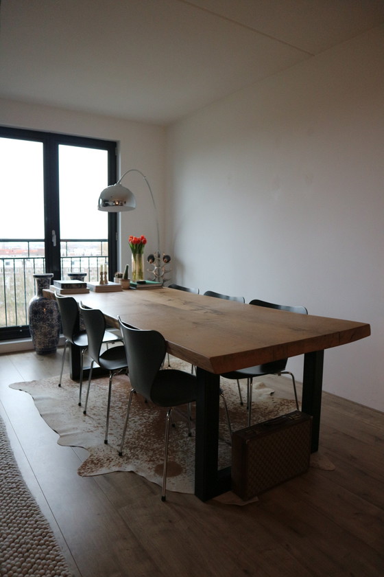 Image 1 of Massief eiken eettafel RAW interior