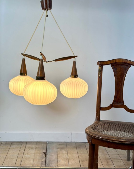 Image 1 of Lustre scandinave Louis Kalff vintage 1960