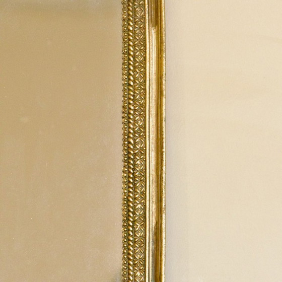 Image 1 of Exceptionnel triptyque de miroirs baroques du XIXe siècle en bois doré
