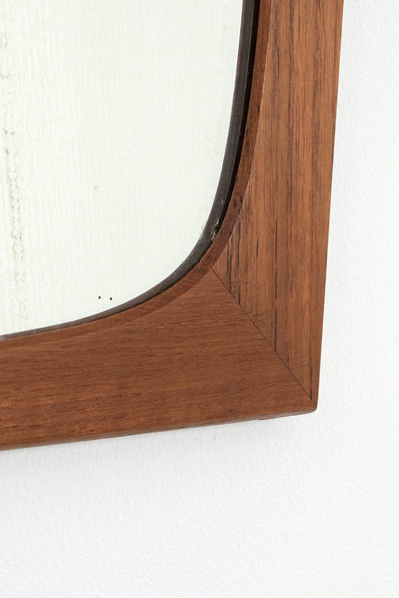 Image 1 of Mirror in teak frame