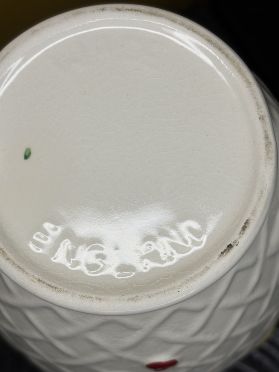 Image 1 of Sukerpot / vaso vintage Wade England con decoro di frutta