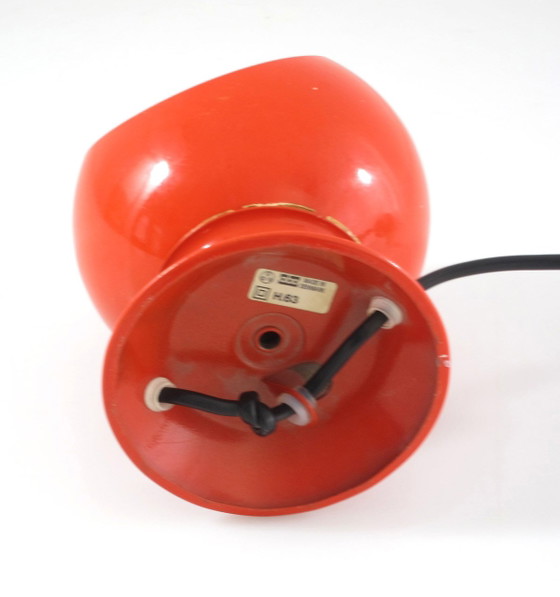 Abo Randers red magnet ball lamp – Frandsen, Table lamps, Space Age (photo 6 of 8)