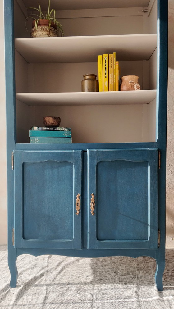 Louis XV Style Sideboard/Open Bookcase – Wood (photo 9 of 23)