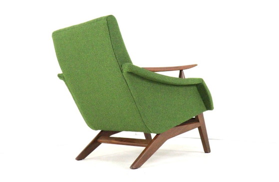 Image 1 of Vintage fauteuil stoel 'Breda' nieuw gestoffeerd