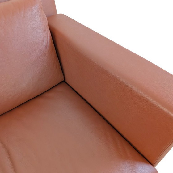 Original Walter Knoll Jason Sofa Couch Design Two-Seater Leather – 2 seaters, Metal (photo 8 of 10)