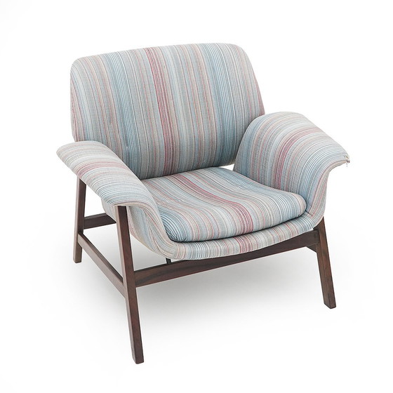 Image 1 of Pair of “849” armchairs by Gianfranco Frattini for Cassina, 1950s