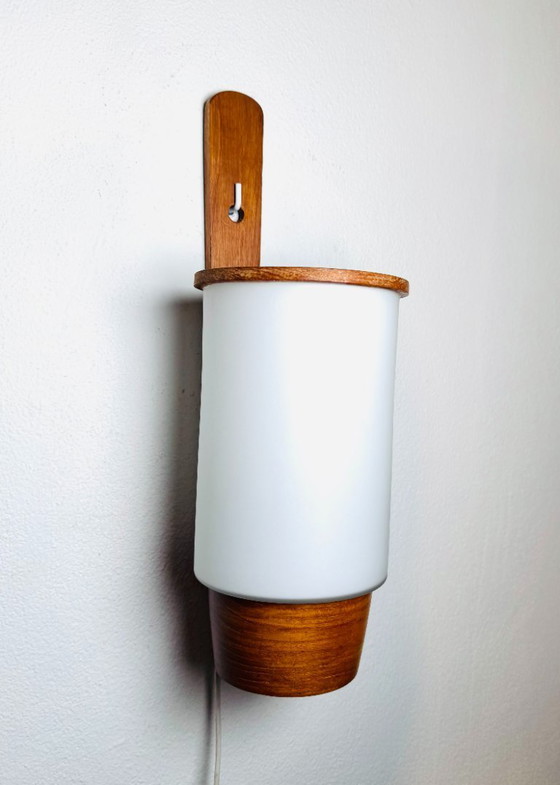 Image 1 of Cylindrical wall lamp by Uno & Östen Kristiansson for Luxus, Sweden, 1960s